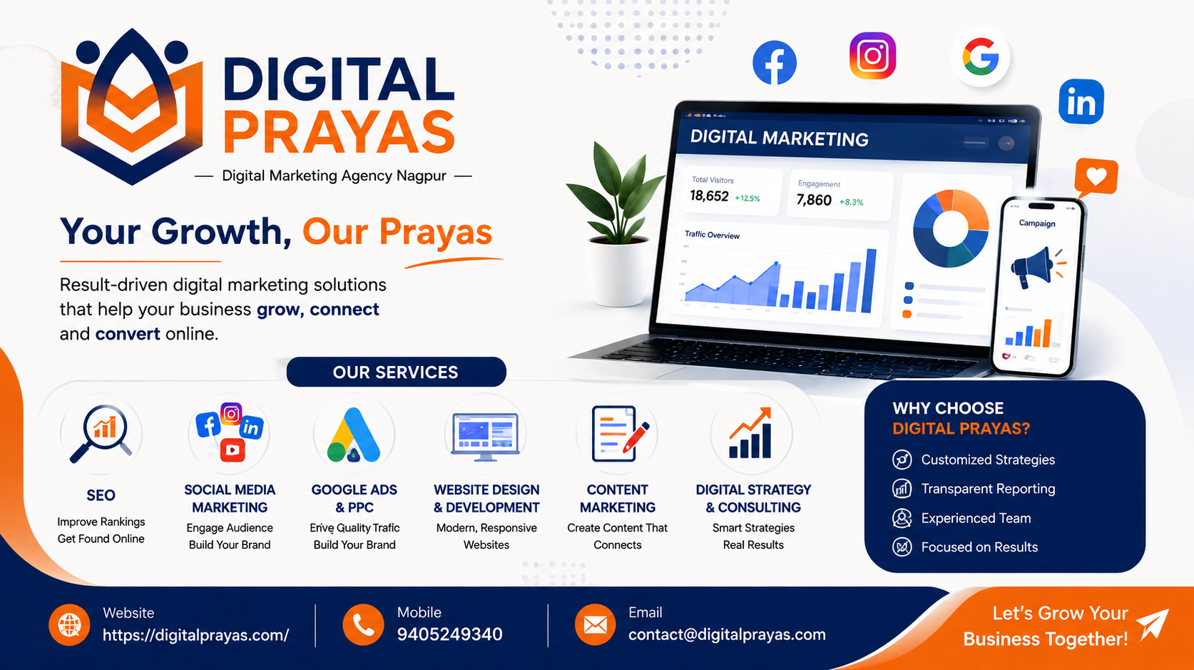 Digital Prayas   Digital Marketing Agency In Nagpur 17879912000