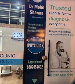 Dr Mohit Sharma Senior Consultant Physician Internal Medicine 17794579614