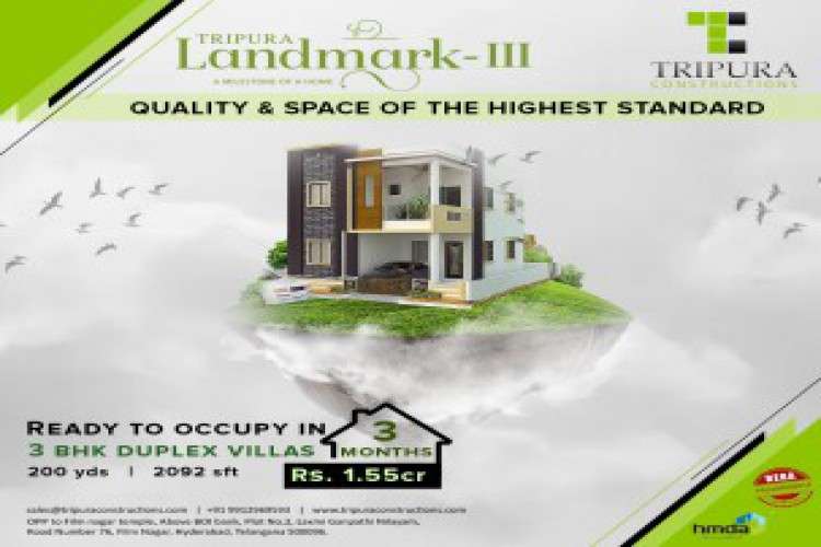 Duplex Villas In Bowrampet Tripura Constructions 1275877