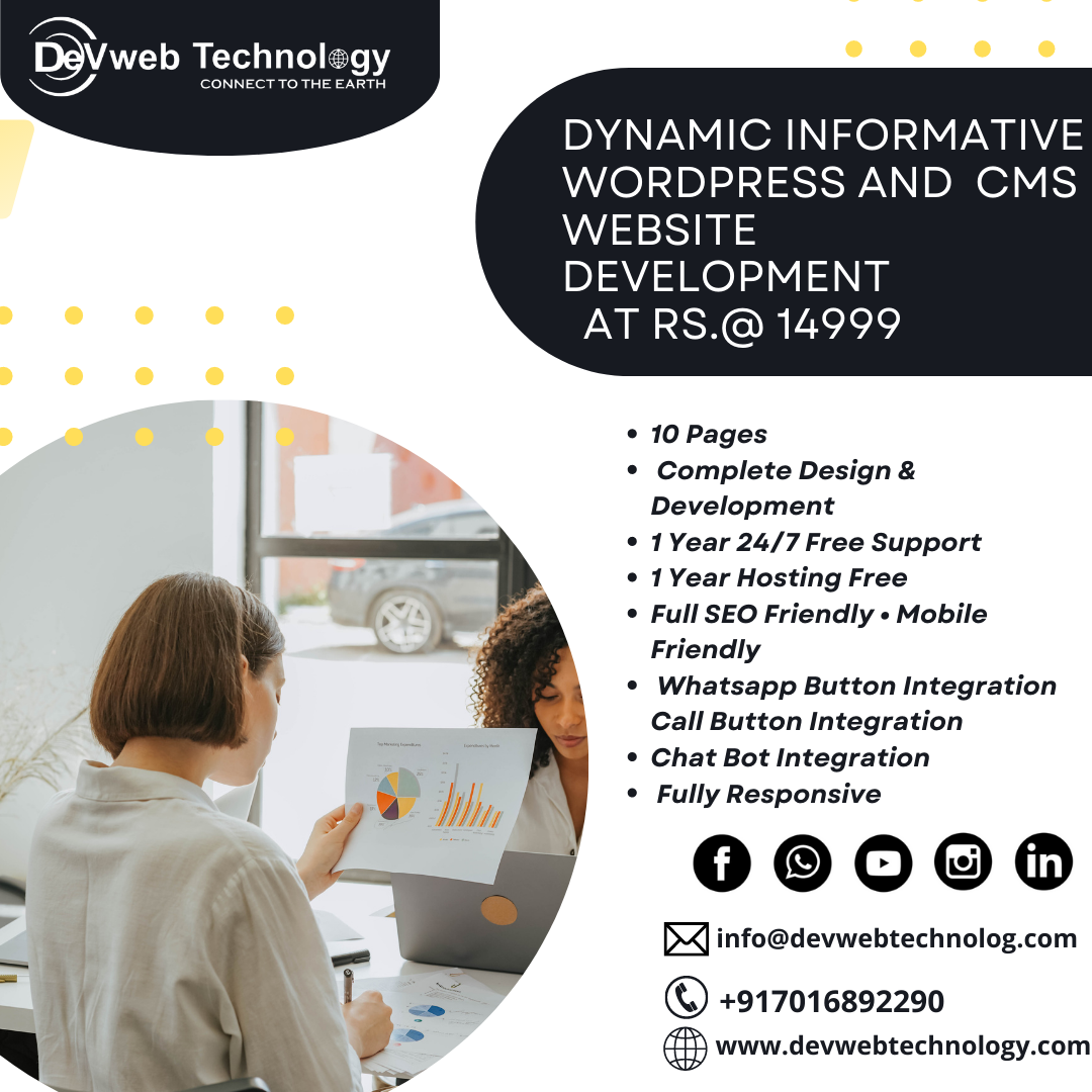 Dynamic Informative Word Press And Cms Website Development 16821468609
