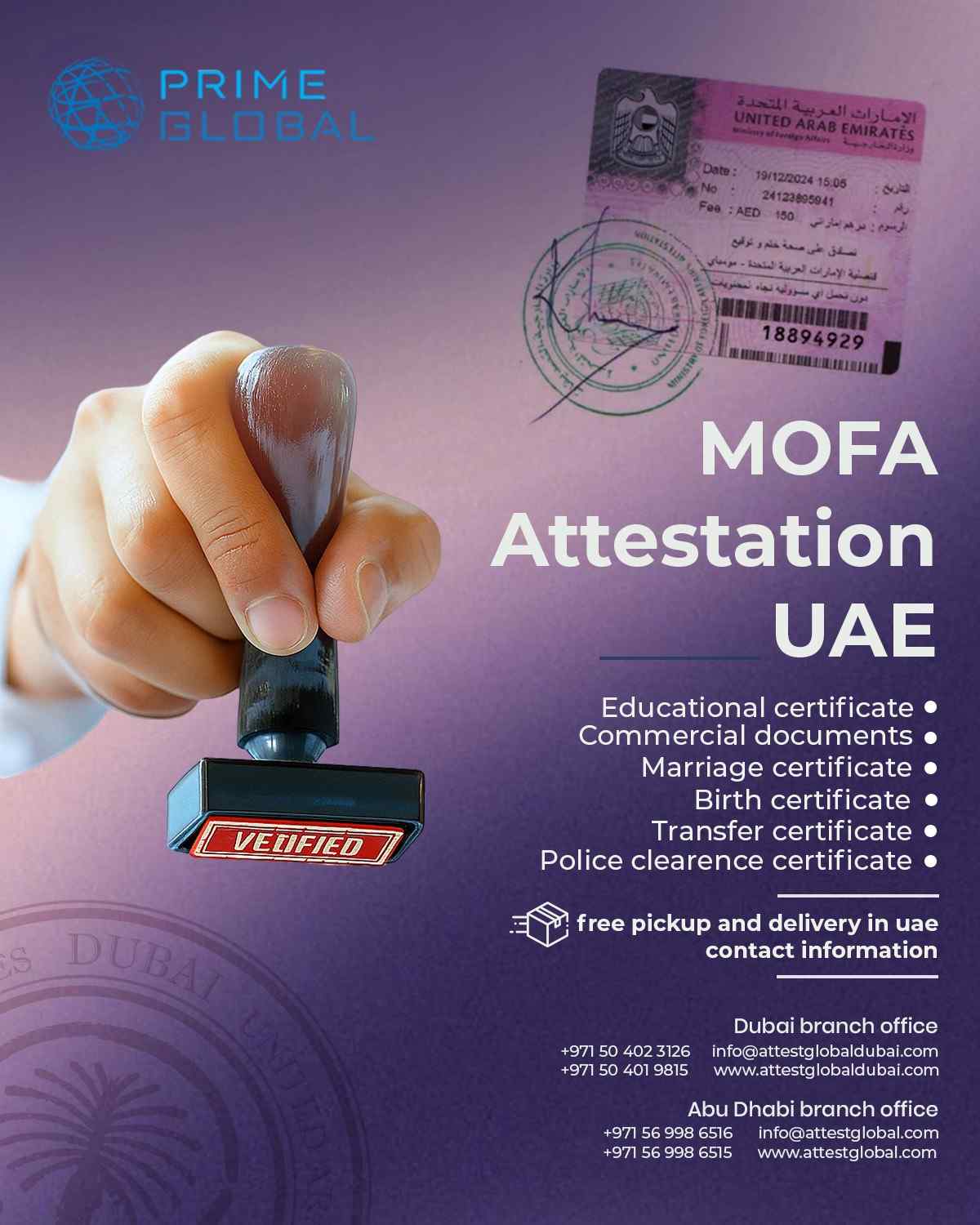 Easy And Affordable Mofa Attestation In Uae 175612922510
