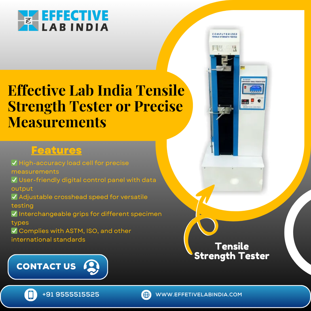 Effective Lab India Tensile Strength Tester For Precise Measurements 17511119451