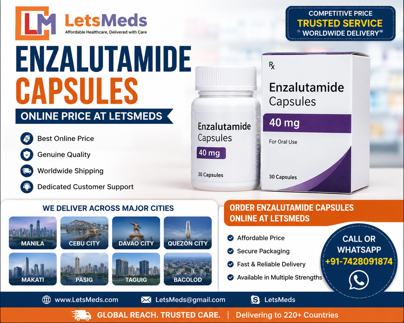 Enzalutamide Capsules Online Price In The Philippines 17877333744