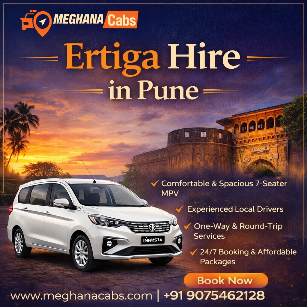 Ertiga Hire In Pune Meghana Cabs 17715027110