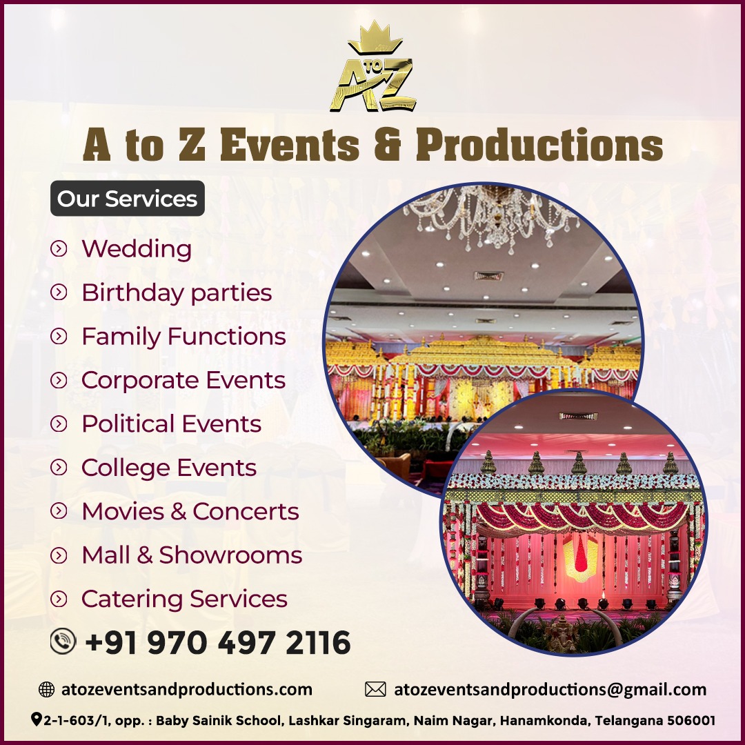 Event Planners In Warangal Hanamkonda 17557609459