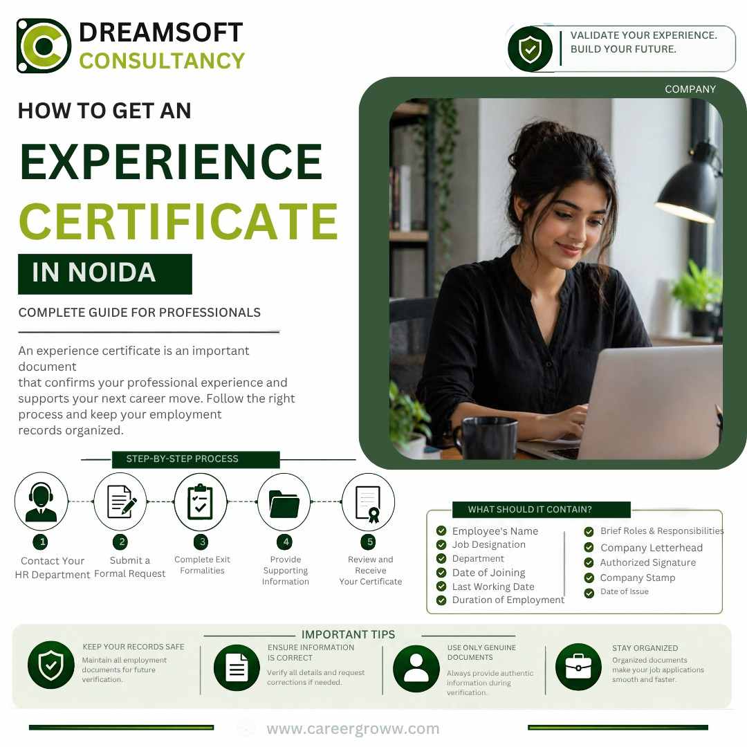 Experience Certificate And Employment Verification In Noida 17886014185
