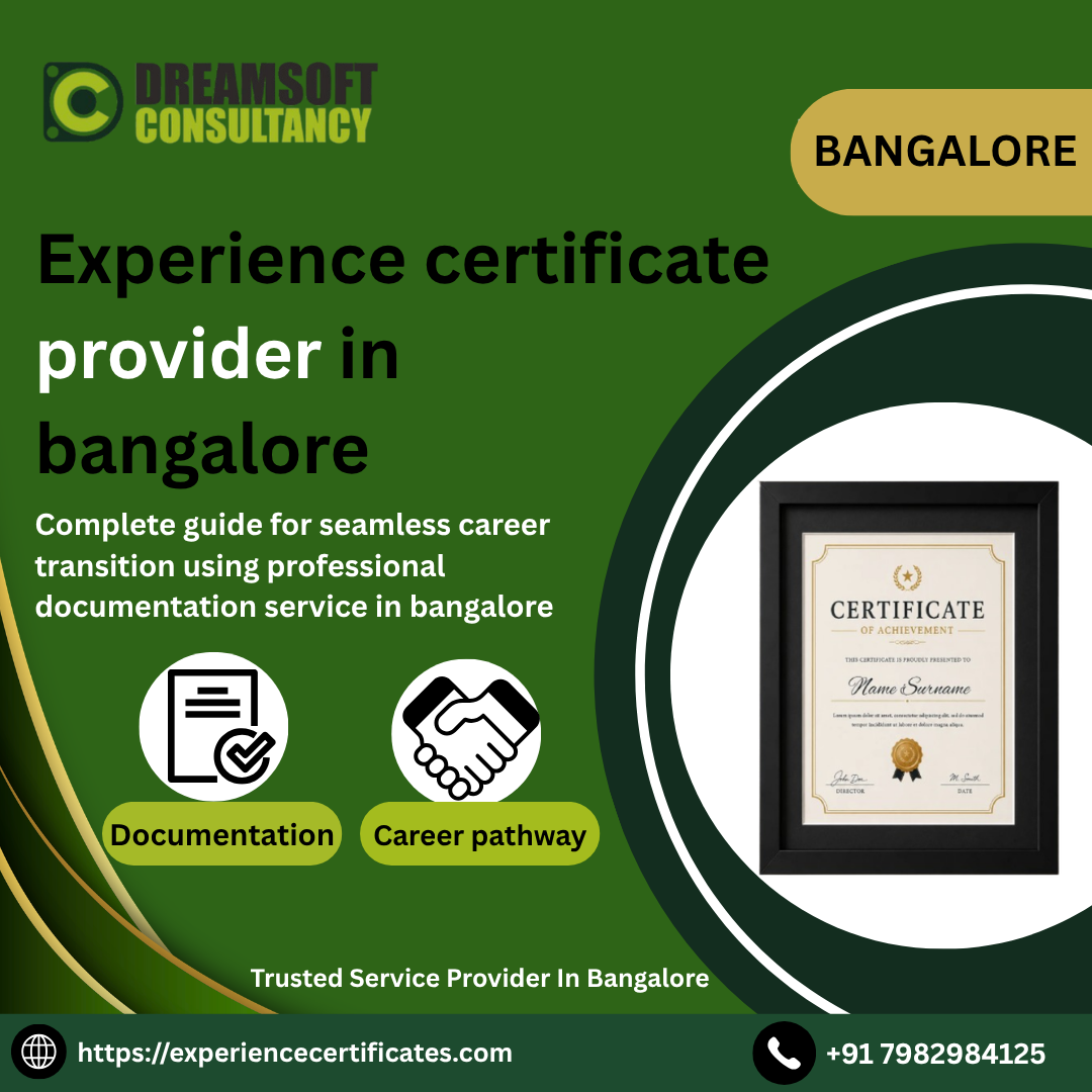 Experience Certificate Provider For Professional Career Needs 17880011025