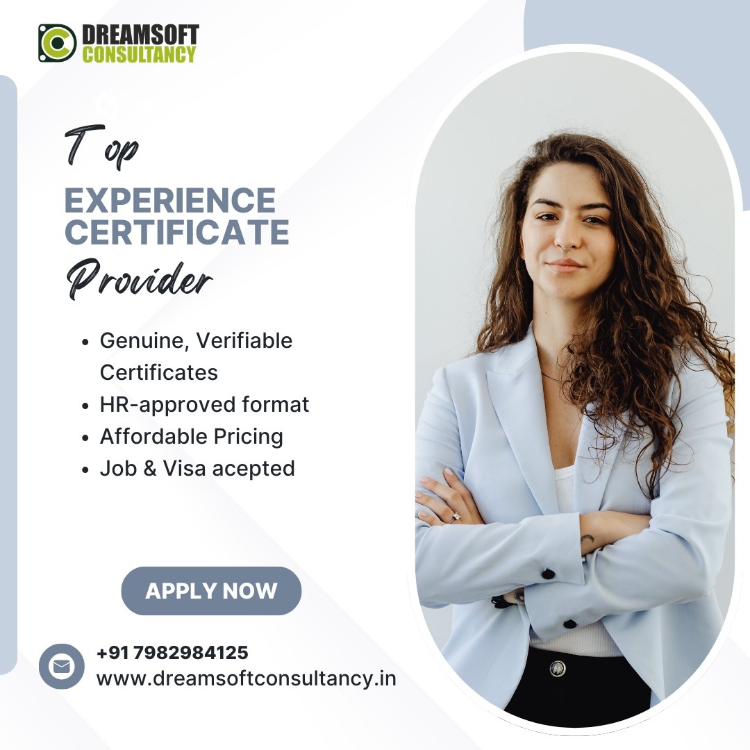 Experience Certificates Provider In Noida 17713113299