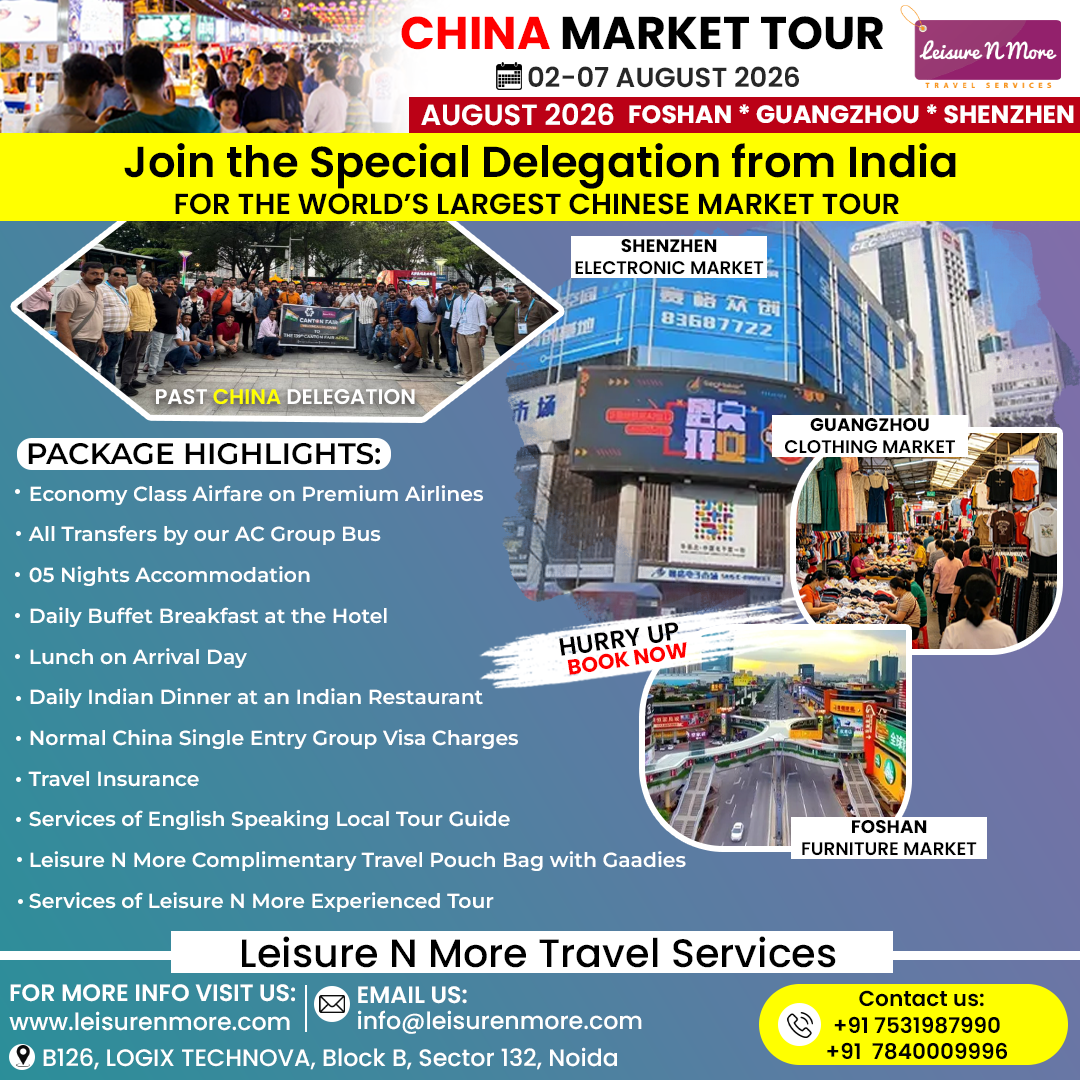 Explore China Market Tour 17811642904