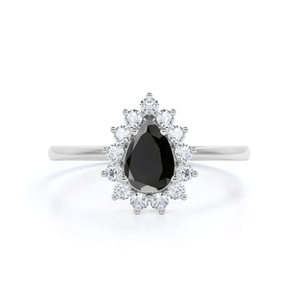 Explore Gemone Diamonds Handcrafted Black Diamond Ring 17464406710