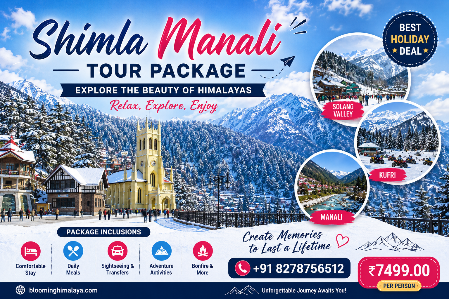 Explore The Hills With A Shimla Manali Tour Package 17876533779