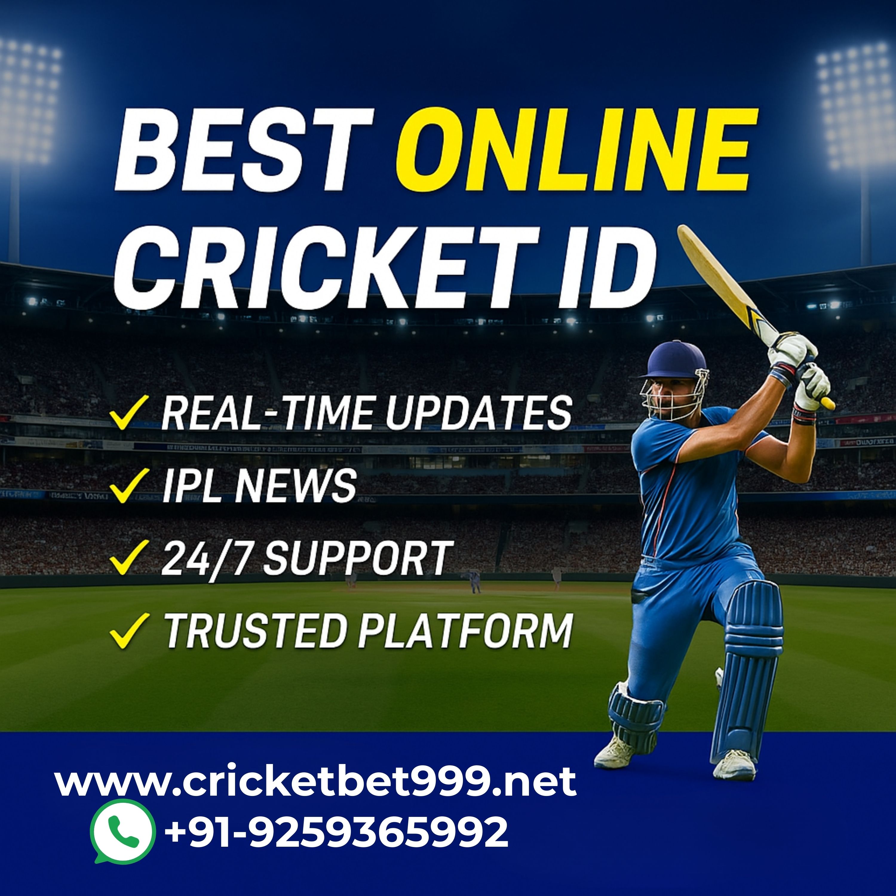 Fastest Cricket Id Provider In India Cricketbet 17568181442