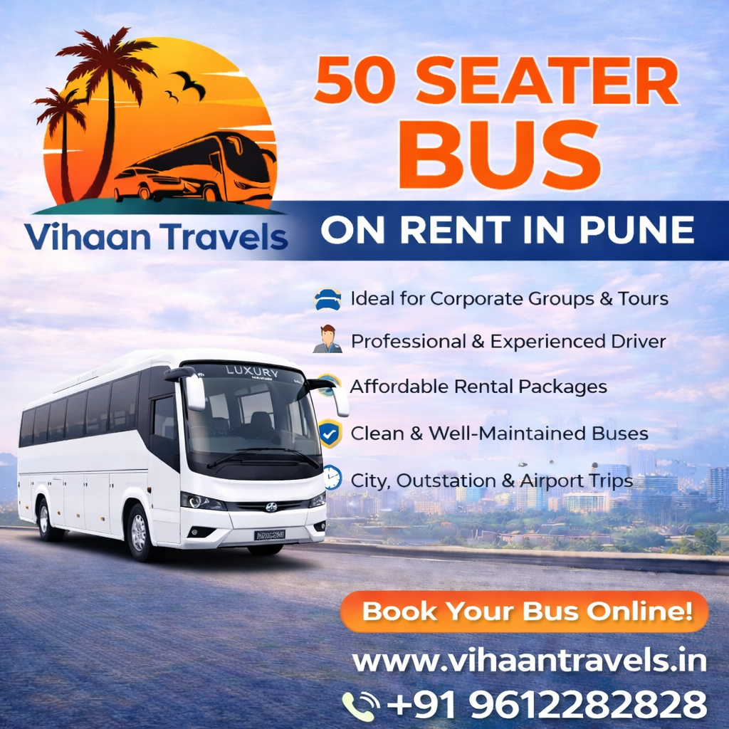 Fiftin Seater Bus On Rent In Pune 17667623091