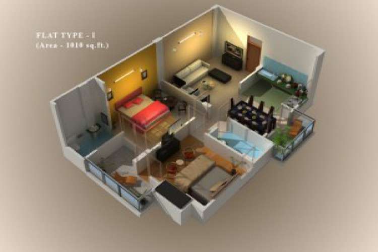 Flat In Lucknow Mohan Ddevelopers 1240641