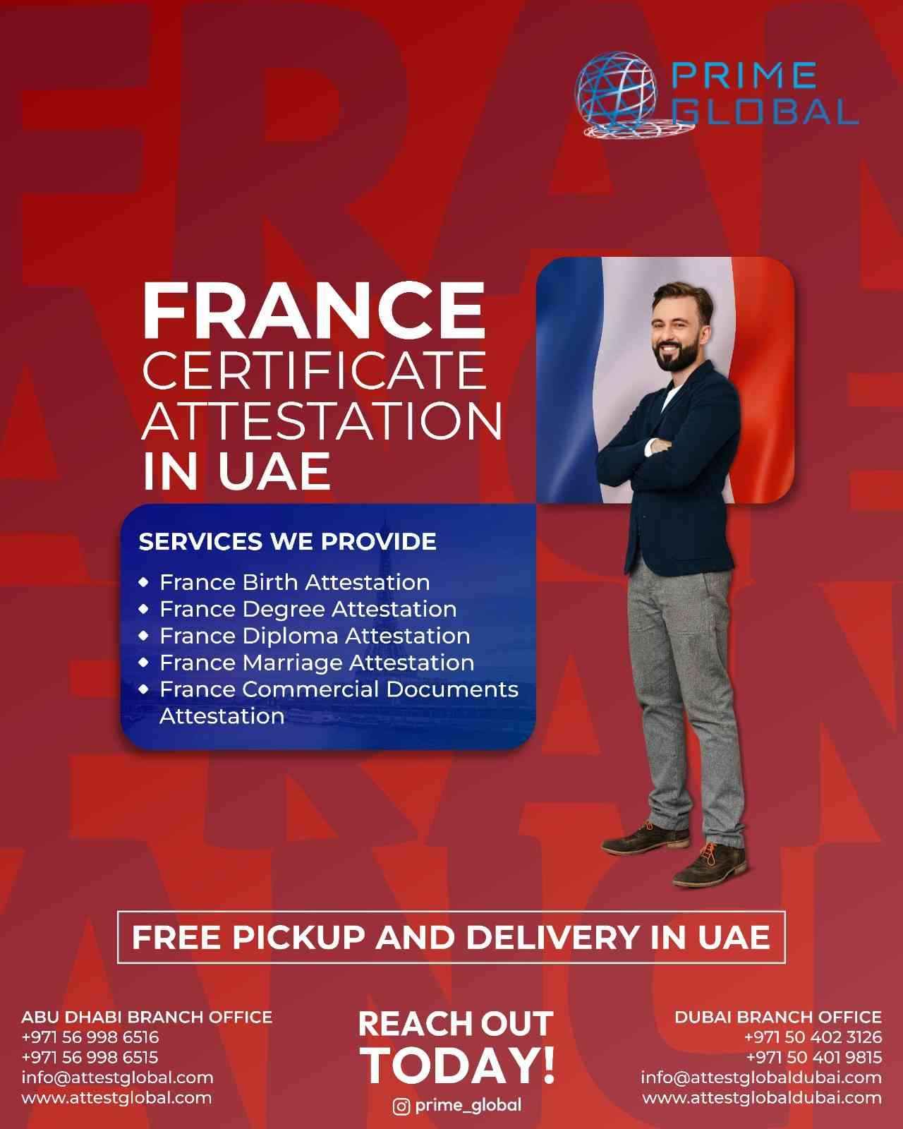 France Document Attestation Services In Uae 17490461176