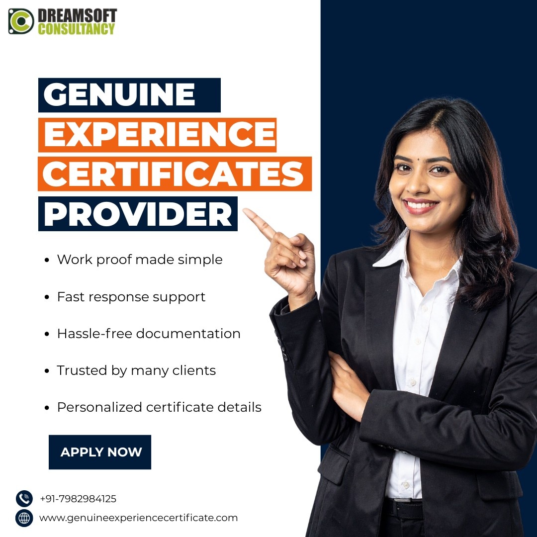 Genuine Experience Certificates Provider In Delhi 177476599110