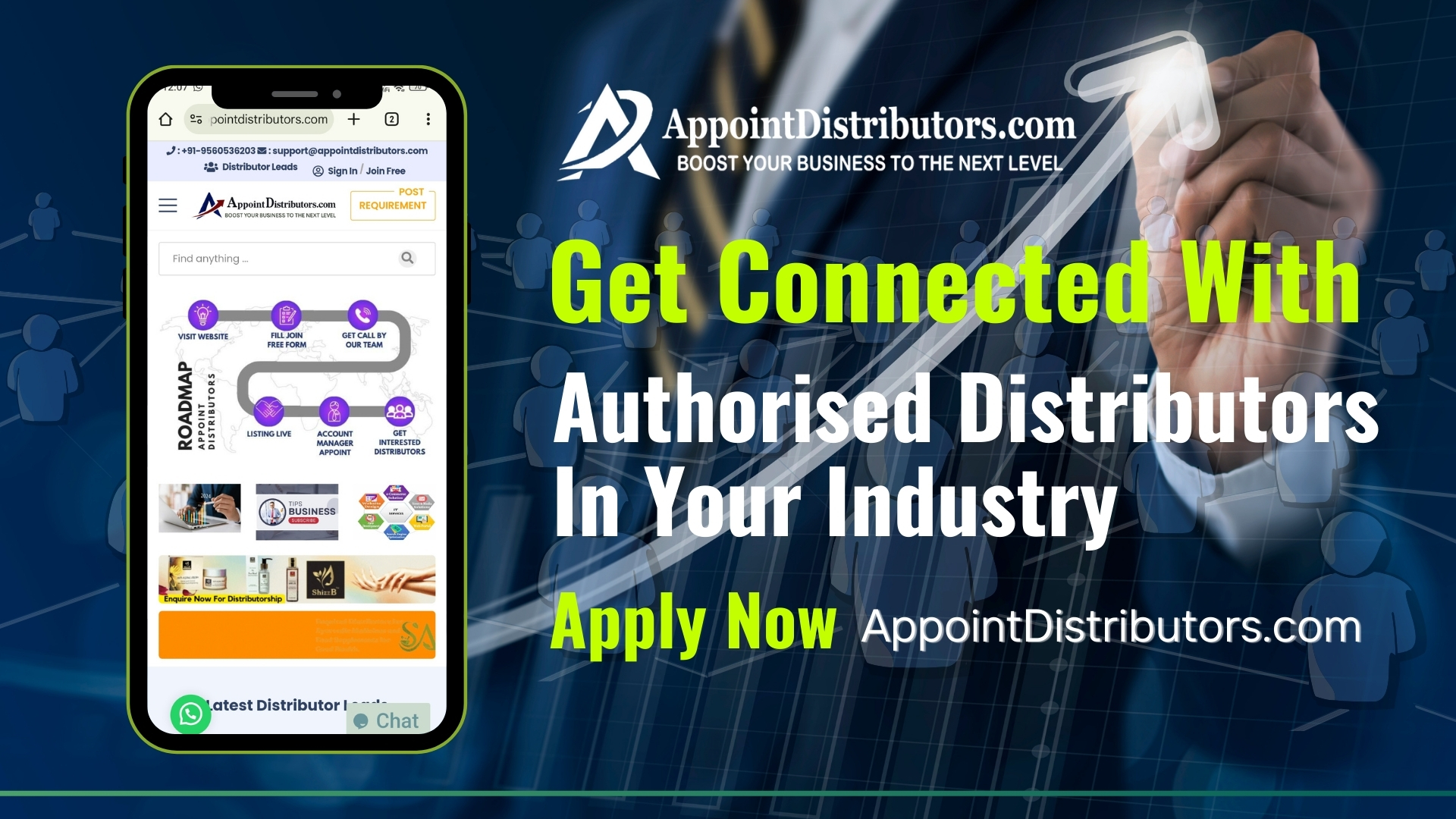 Get Connected With Authorised Distributors In Your Industry 17570652008