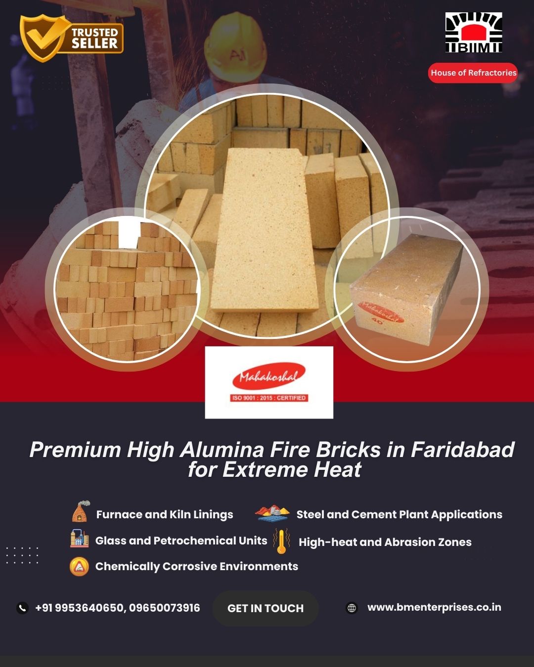 Get Premium High Alumina Fire Bricks In India At Best Price 17676918690