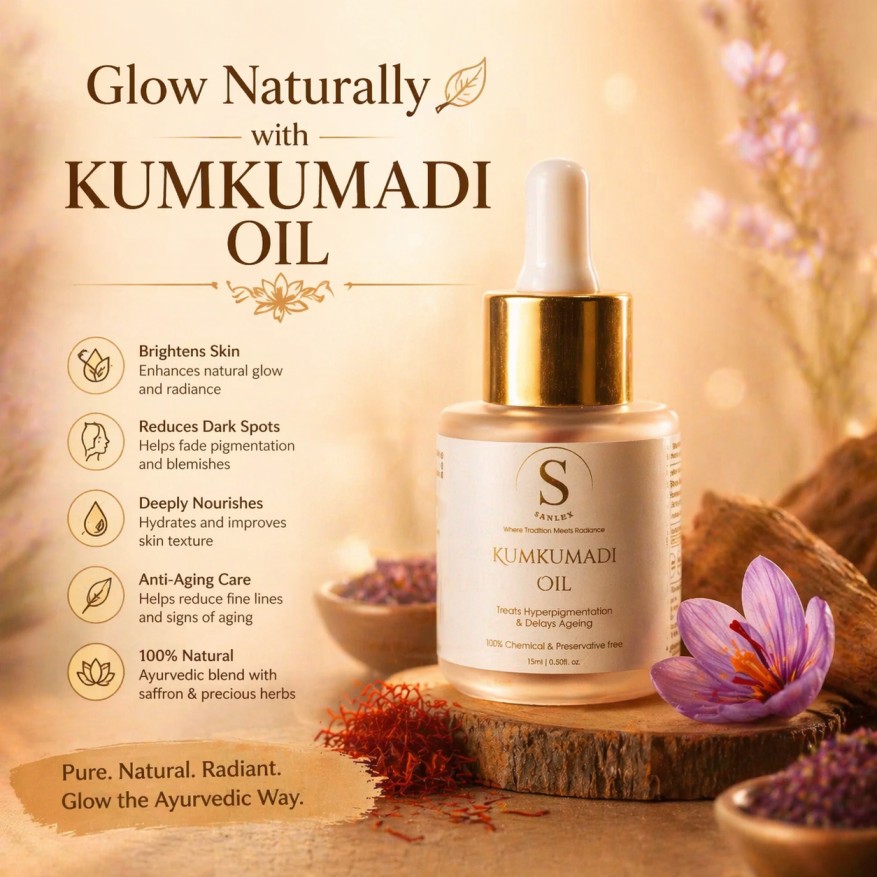Glow Naturally With Kumkumadi Oil 17767676361