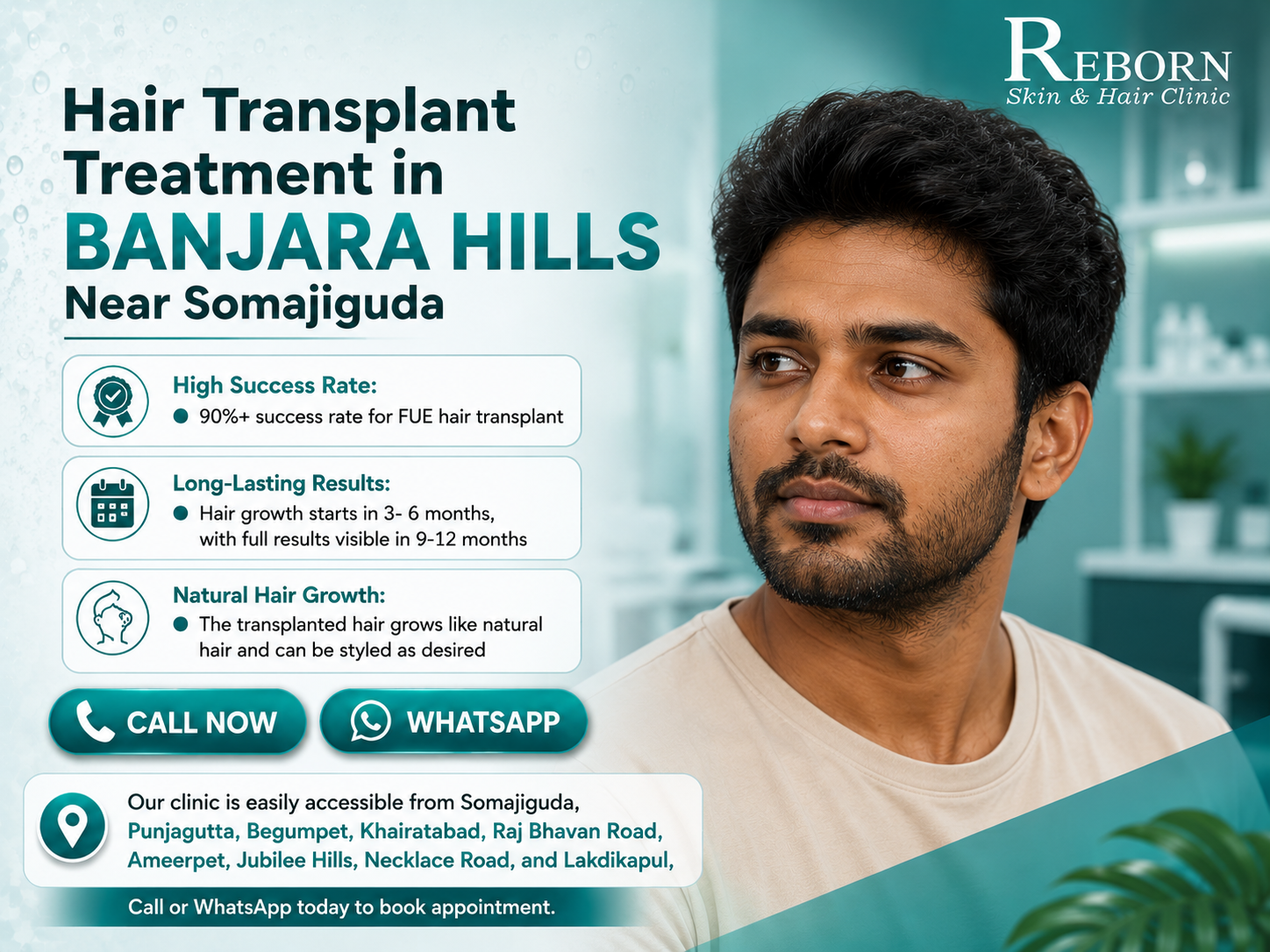 Hair Transplant Treatment Near Madhapur 17830007838