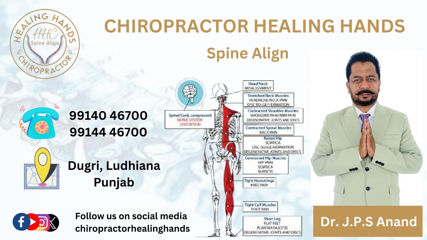 Healing Hands Chiropractor 17619856676