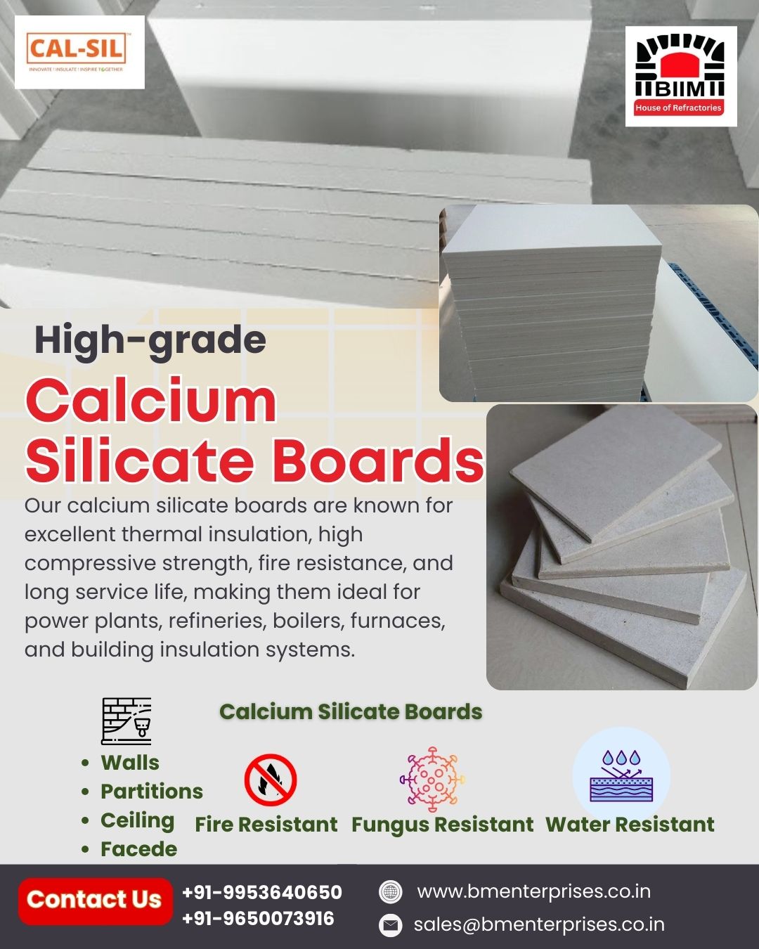 High Grade Calcium Silicate Board Supplier In Jaipur 17680361598