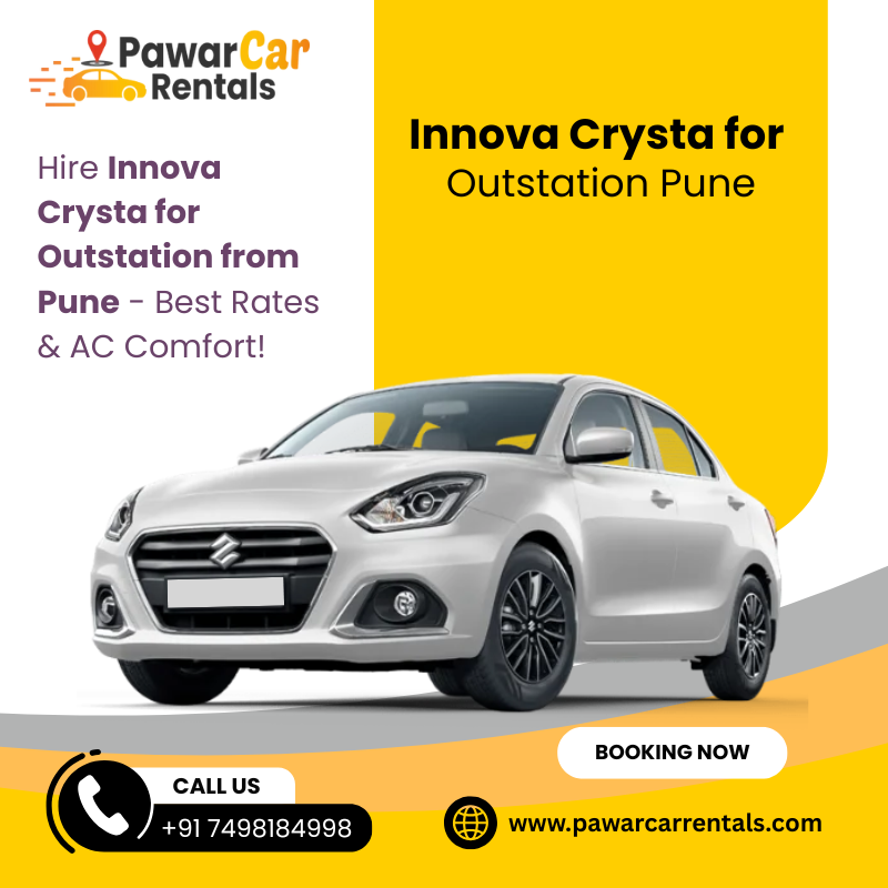 Hire Innova Crysta For Outstation From Pune 17638121176