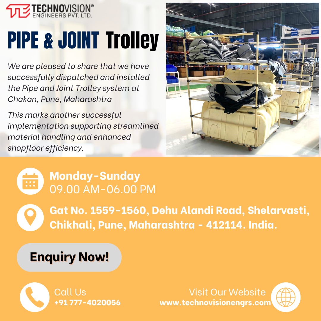 India Leading Manufacturer Of Pipe Joint Trolleys 17599857976