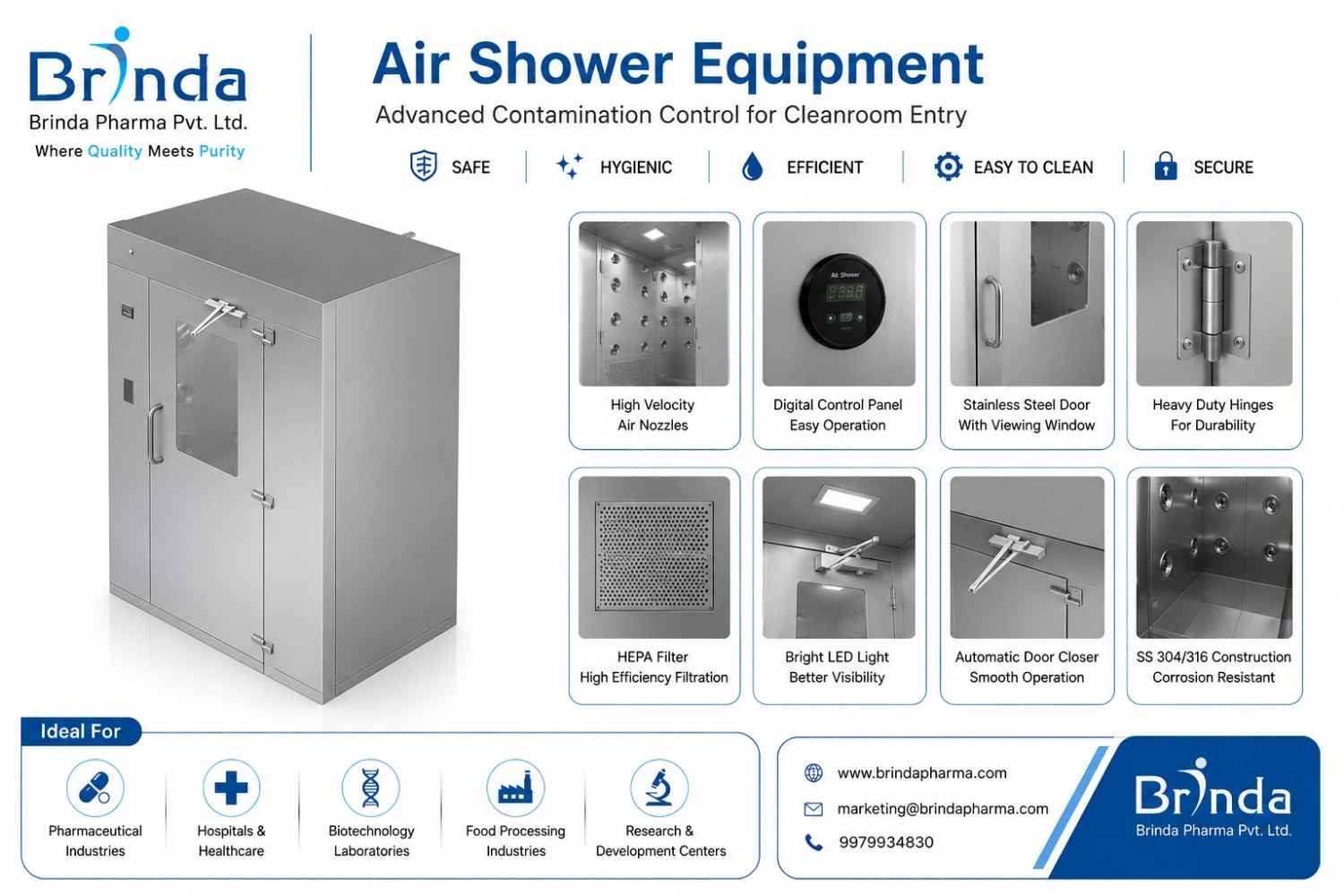 Industrial Air Shower Manufacturer And Exporter 17816054657