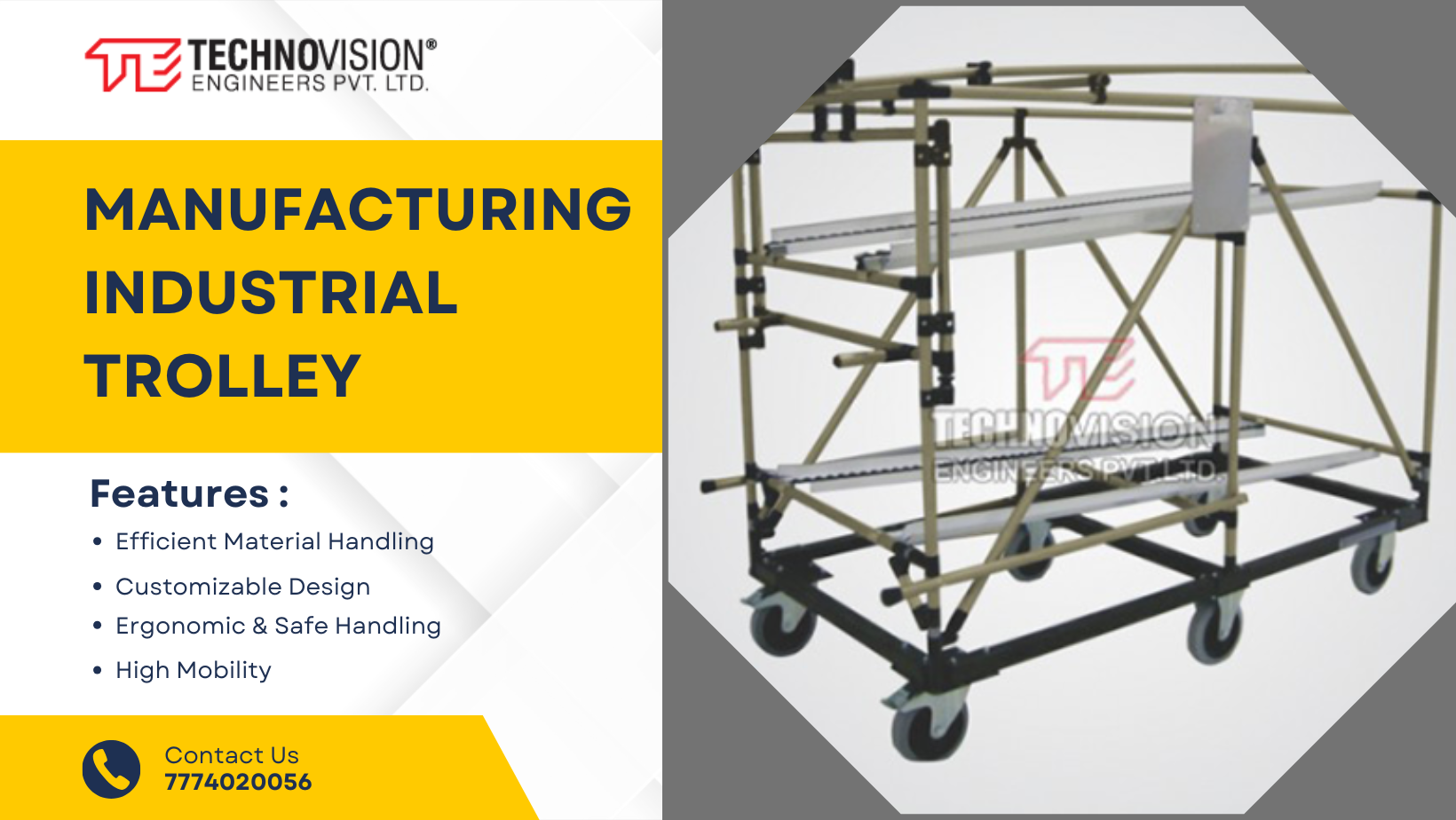 Industrial Pjs Trolley Manufactured A Cost Effective And Versatile 17653457593