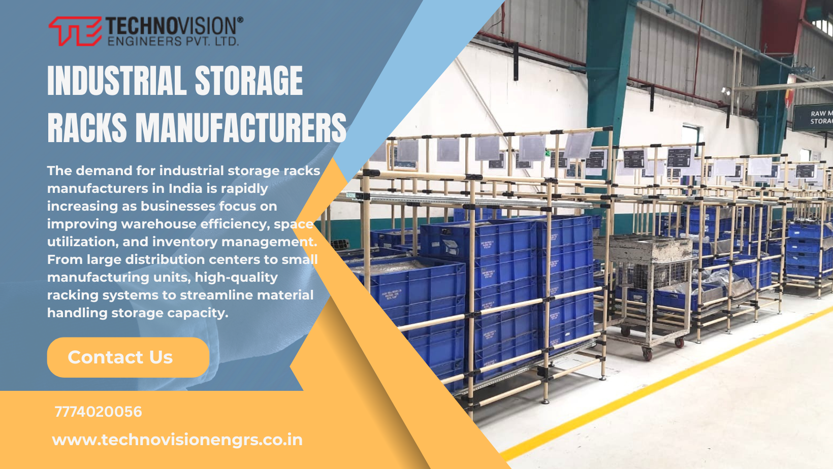 Industrial Storage Racks Manufacturers In India Organized Warehousing 17643249417