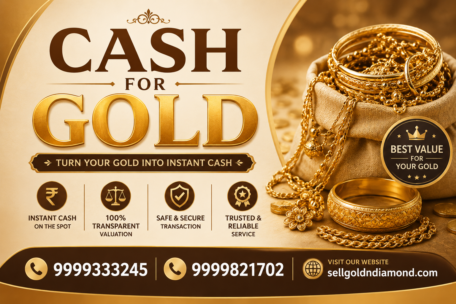 Instant Cash For Gold Without Any Hassle 17888497871