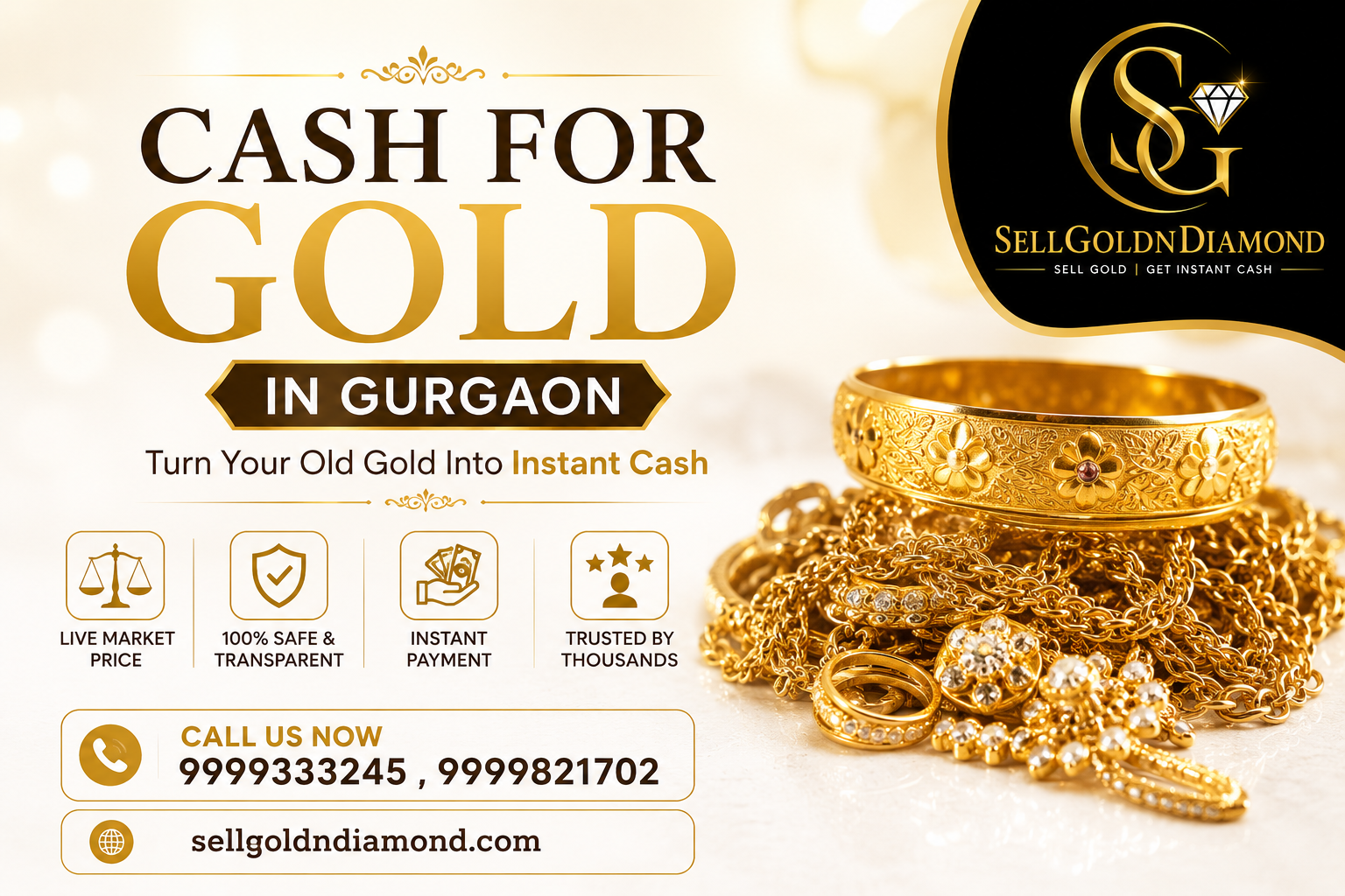 Instant Cash For Gold Without Any Hassle 17888497887