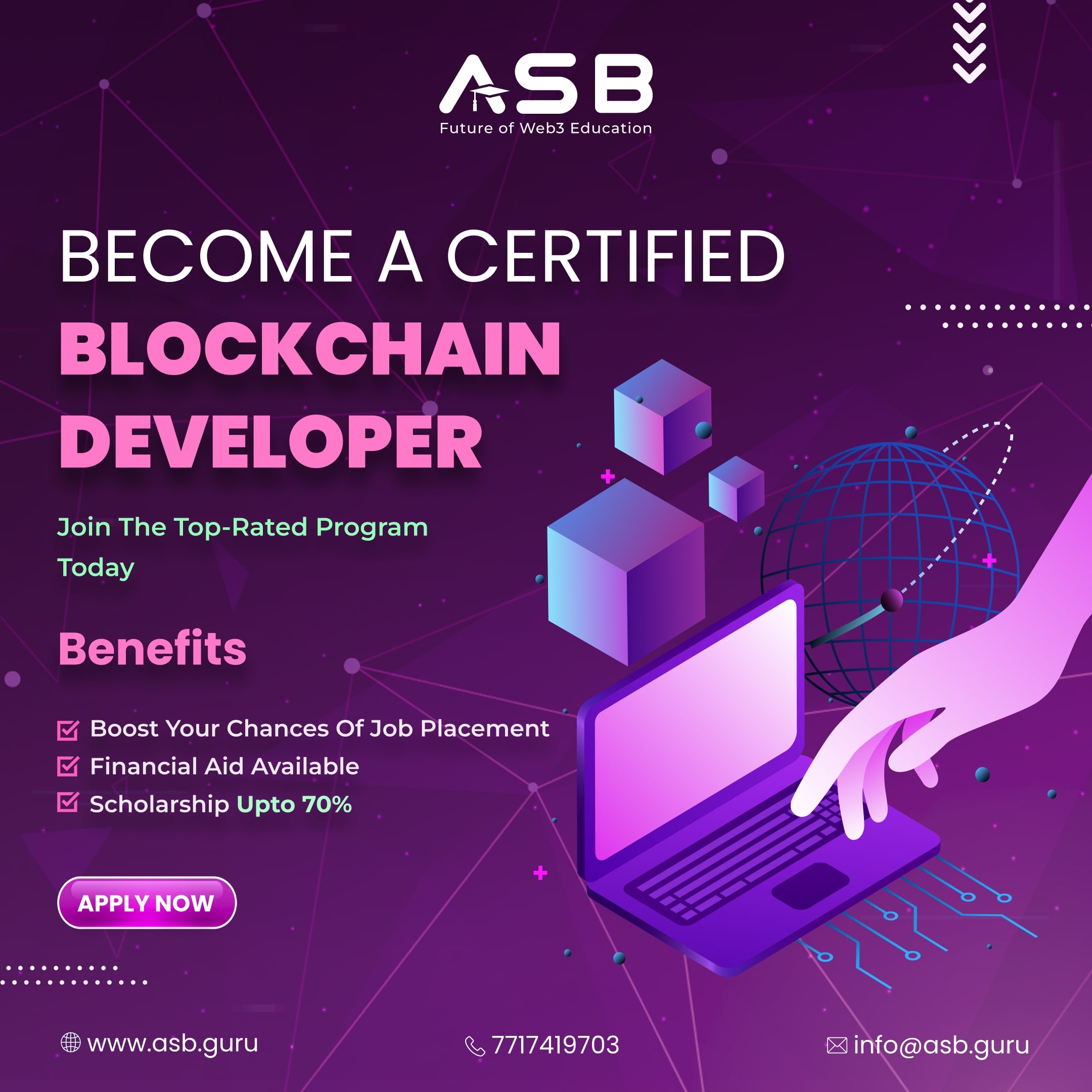 Join Certified Blockchain Developer Program Now   Asb 17037411478