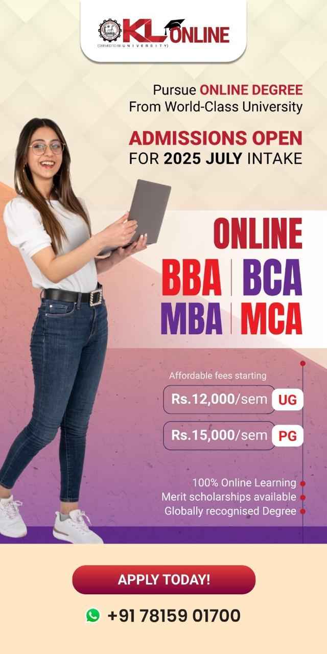 Kl University Online Degrees Accredited Ug Pg Programs 17522163633
