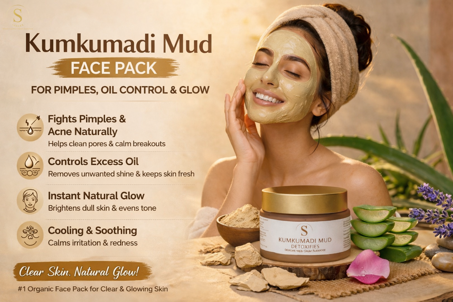 Kumkumadi Mud Face Pack Secret To Naturally Glowing Skin 17744298235