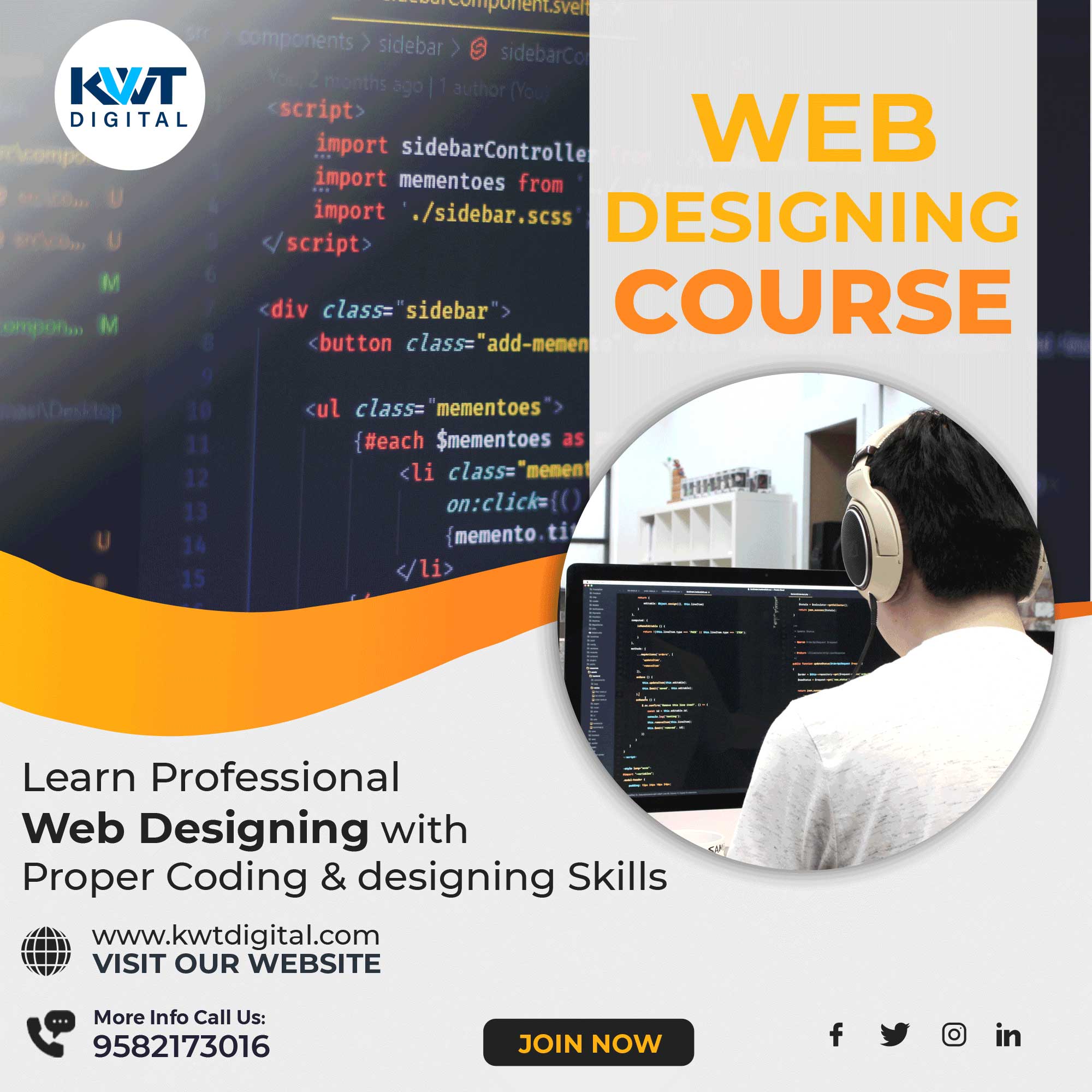 Kwt Computer Institute  Best Web Designing Institute 169771519410