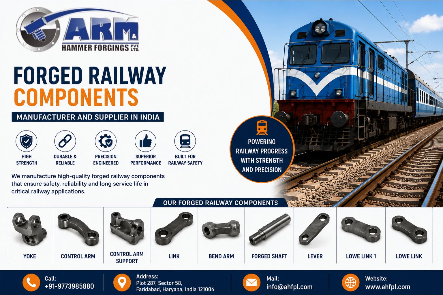 Leading Forged Railway Components Supplier In India 17817766460