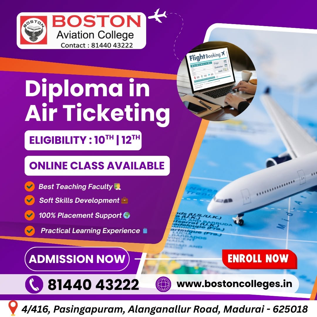 Learn Air Ticketing Skills And Build A Successful Aviation Career 17793489181