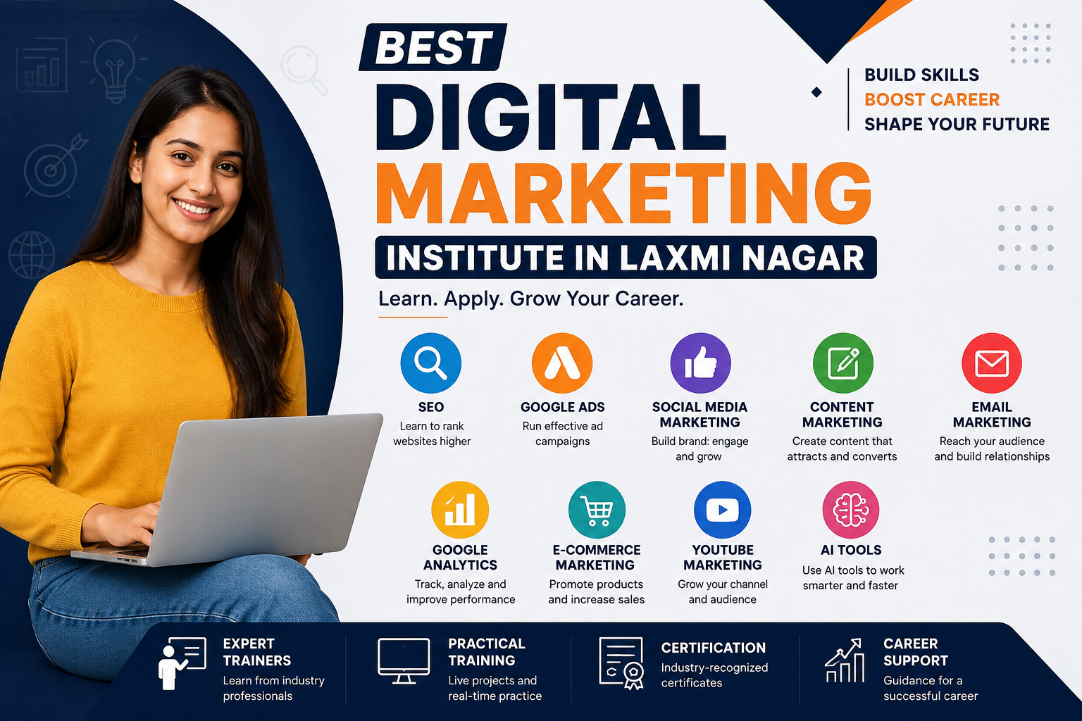Learn Digital Marketing From The Best Institute In Laxmi Nagar 17861833242