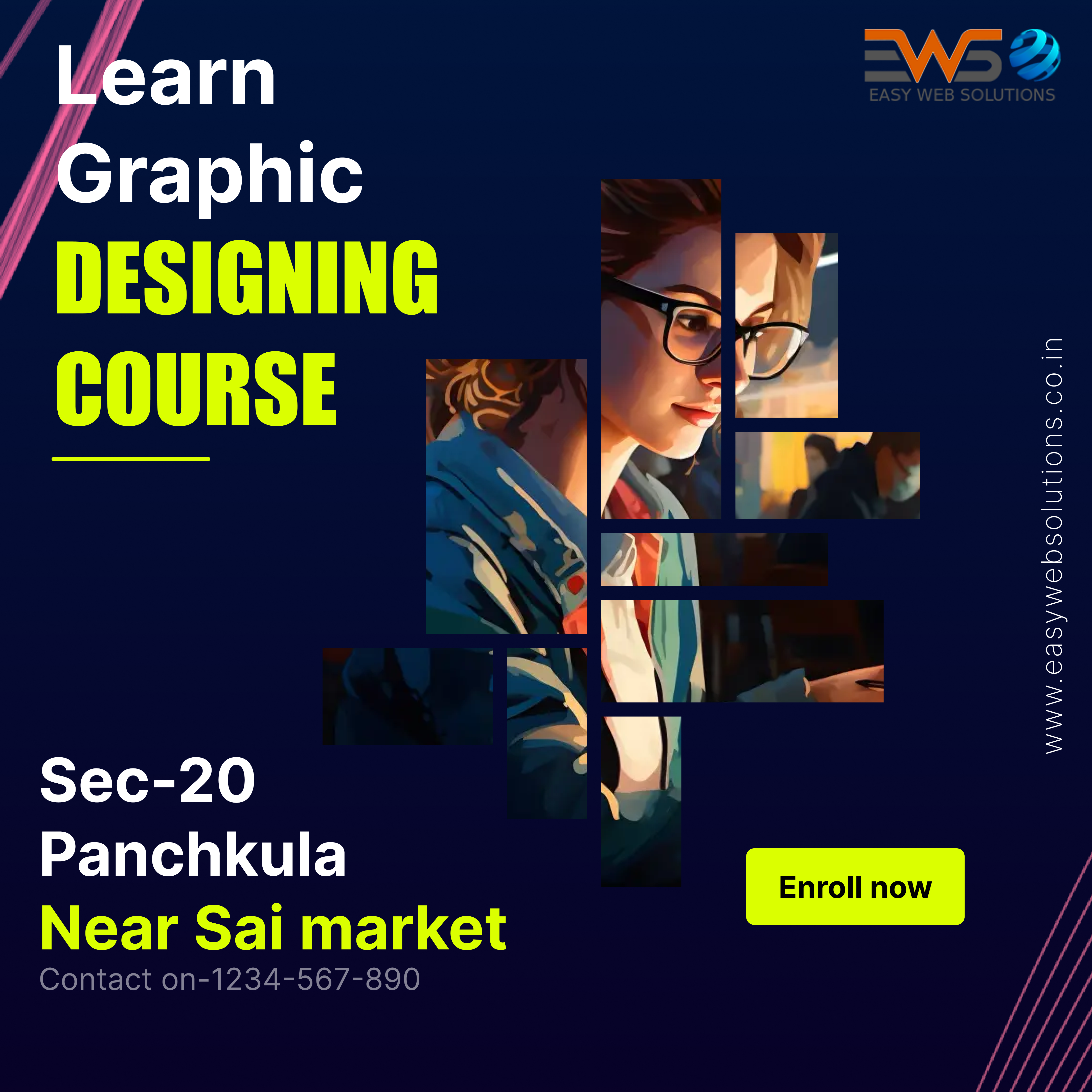 Learn Graphic Designing With Easy Web Solutions 17328675673