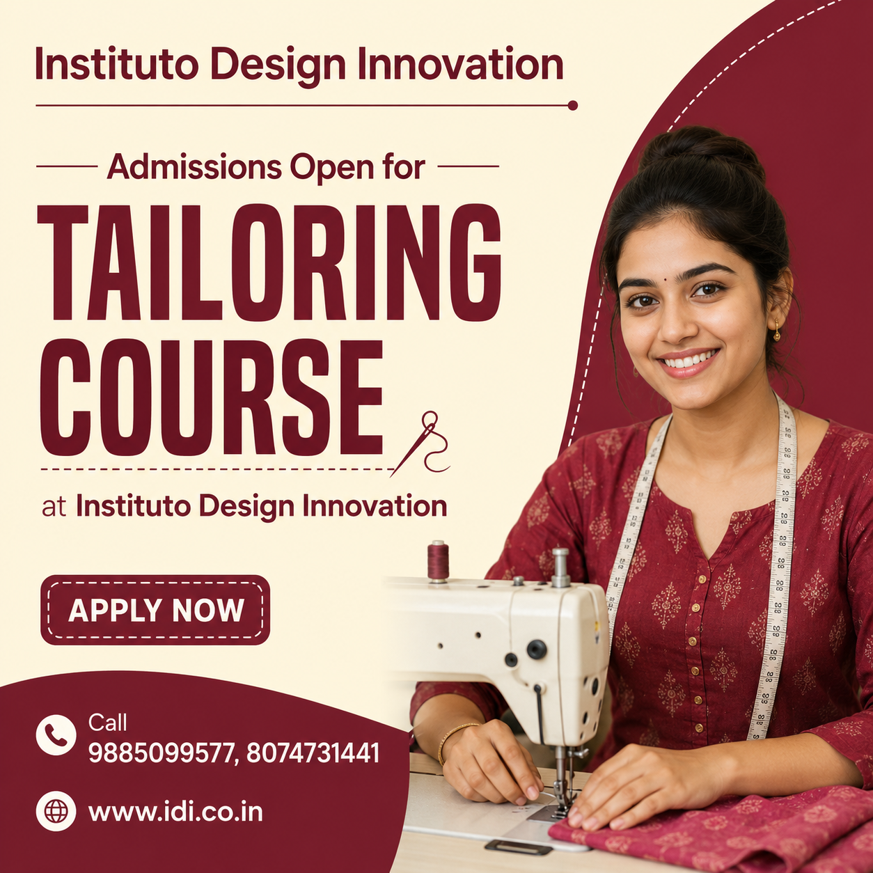 Learn Professional Stitching And Tailoring Course At Idi Hyderabad 17796873234