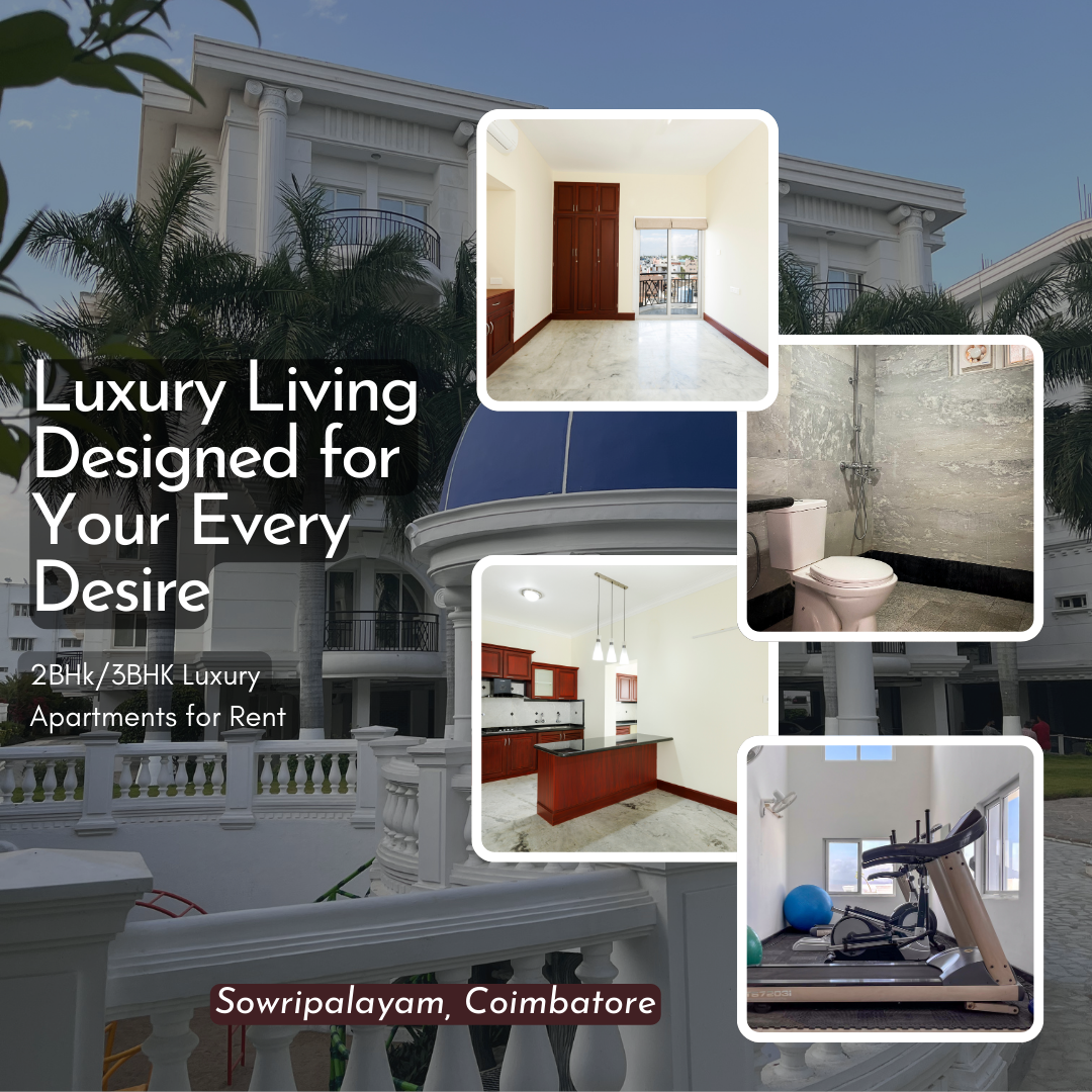 Luxury Apartment For Rent In Coimbatore 17332116466