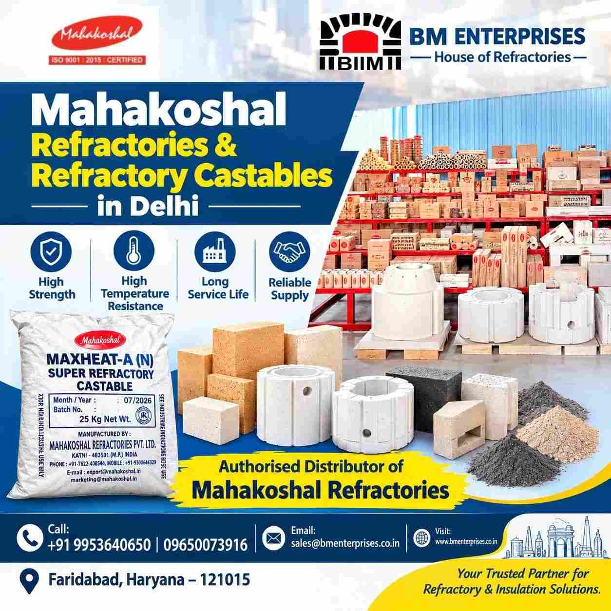 Mahakoshal Refractories And Refractory Castables In Delhi 17910214700