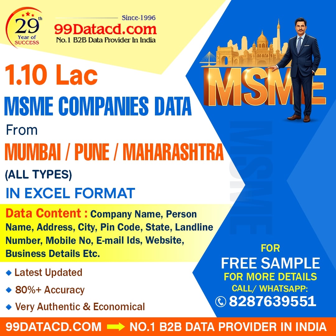 Maharashtra Msme Companies Data 17604355531