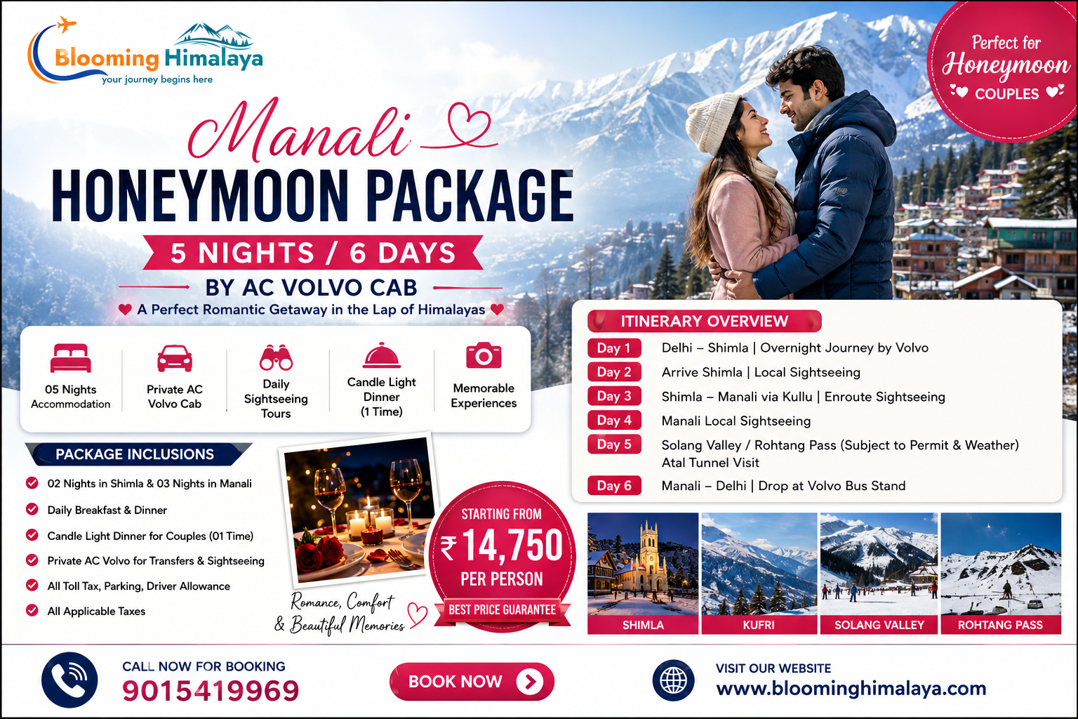 Manali Honeymoon Package 178765852610