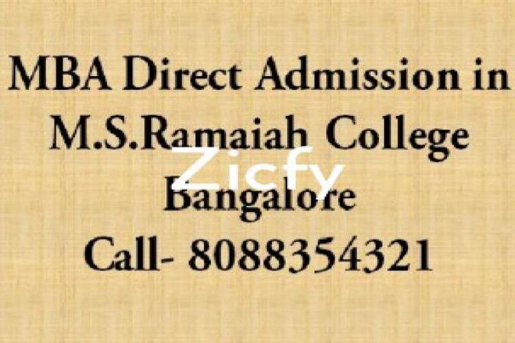 Mba Course Fee Structure In M S Ramaiah College 6459222
