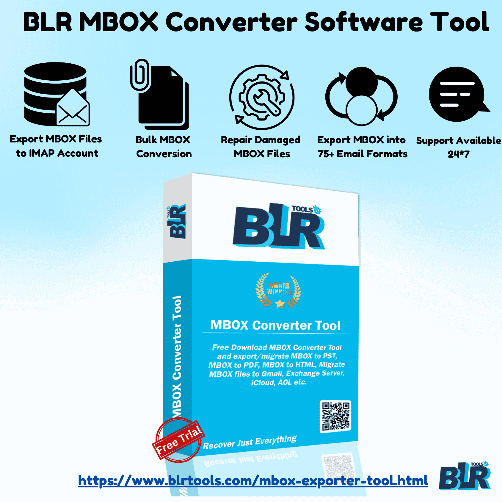 Mbox To Pst Or Eml Conversion By Blr Mbox Converter 17637202184