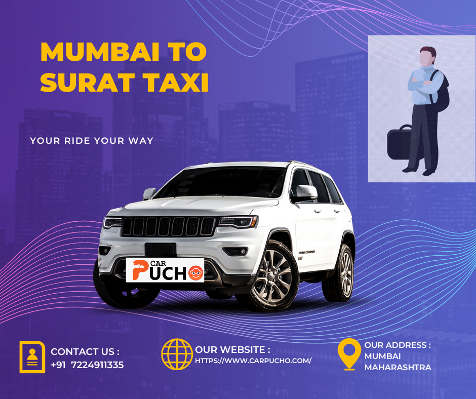 Mumbai To Surat Taxi 169234274910