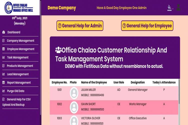 Officechalao Support Free Crm And Task Management Software 3937724